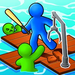 Скачать взлом Zombie Raft (Зомби Рафт)  [МОД Все открыто] на Андроид