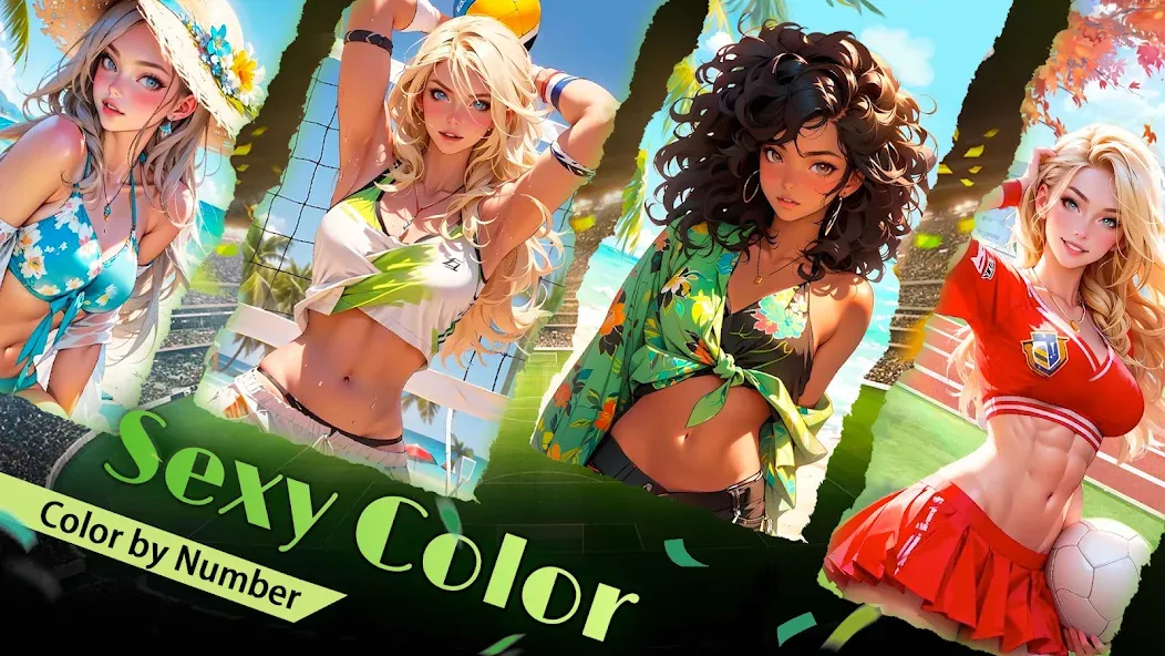Adult Sexy Coloring Games  [МОД Unlocked] Screenshot 3