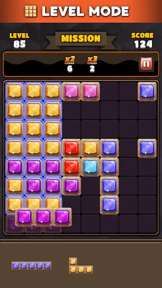 Block Puzzle 8x8 (Блокголоволомка 88)  [МОД Все открыто] Screenshot 5