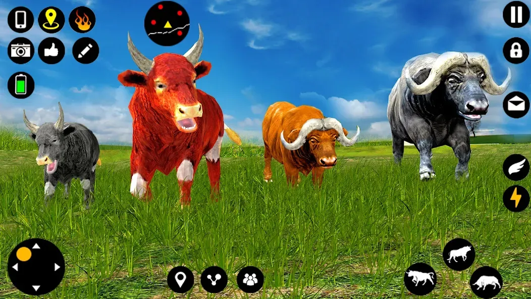 Angry Bull Attack Fight Games (Ангри Булл Атак Файт Геймс)  [МОД Все открыто] Screenshot 1