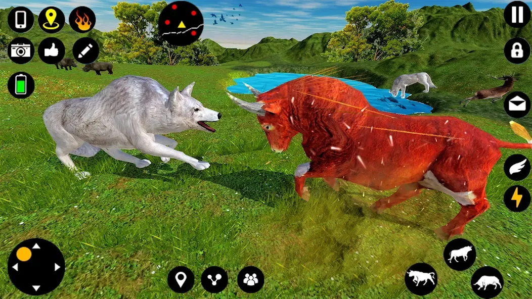 Angry Bull Attack Fight Games (Ангри Булл Атак Файт Геймс)  [МОД Все открыто] Screenshot 3