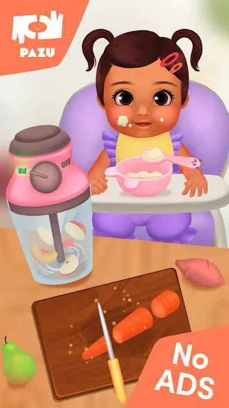 Baby care game & Dress up  [МОД Бесконечные монеты] Screenshot 2