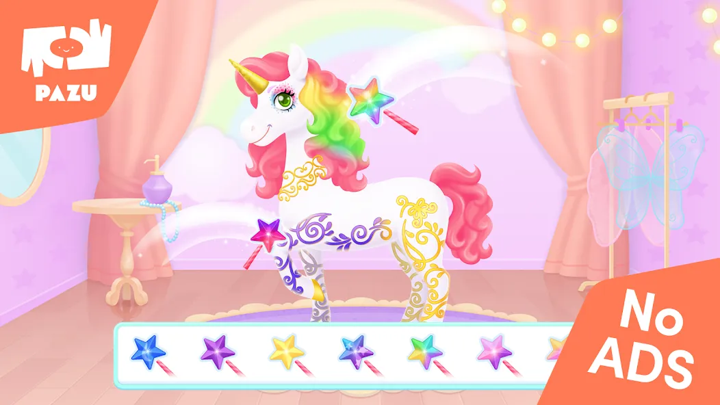 My Unicorn dress up for kids  [МОД Unlocked] Screenshot 2