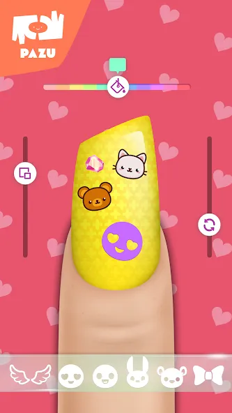 Girls Nail Salon - Kids Games  [МОД Много монет] Screenshot 4