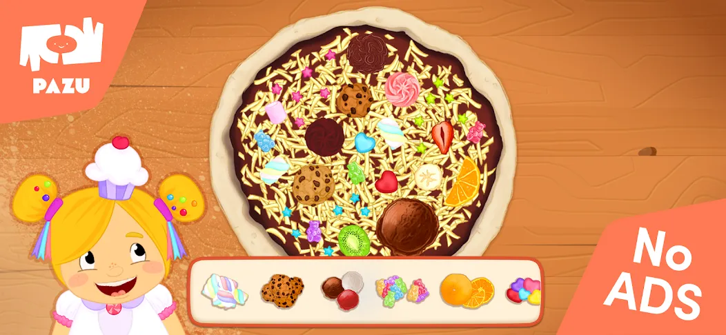 Pizza maker cooking games  [МОД Много денег] Screenshot 2