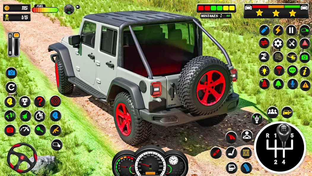 Offroad 4x4 Jeep Driving Game  [МОД Бесконечные монеты] Screenshot 2