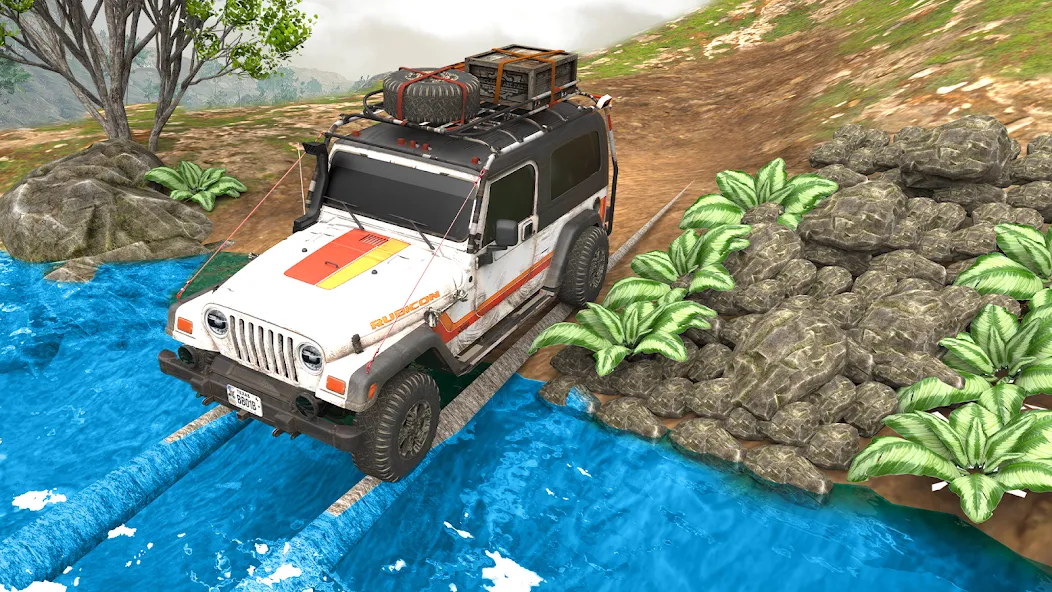 Offroad 4x4 Jeep Driving Game  [МОД Бесконечные монеты] Screenshot 5