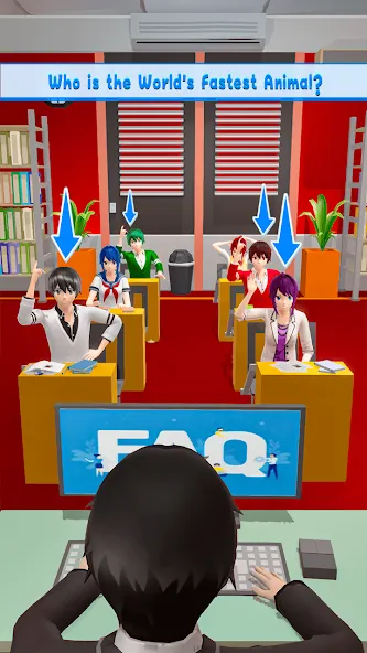 Anime School Teacher Simulator  [МОД Бесконечные монеты] Screenshot 5