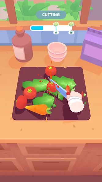 The Cook - 3D Cooking Game (Зе Кук)  [МОД Много денег] Screenshot 1