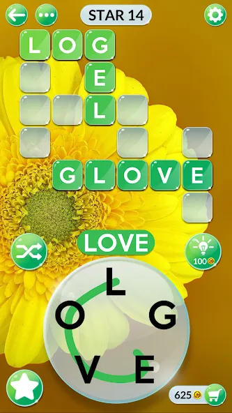 Wordscapes In Bloom (Вордскейпс Ин Блум)  [МОД Меню] Screenshot 1