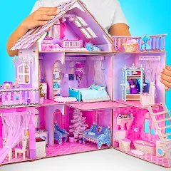 Скачать взлом Doll House Design: Girl Games (Долл Хаус Дизайн)  [МОД Бесконечные деньги] на Андроид