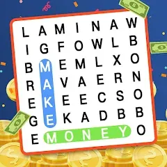 Скачать взлом Make Money: Word Search (Мейк Мани)  [МОД Все открыто] на Андроид