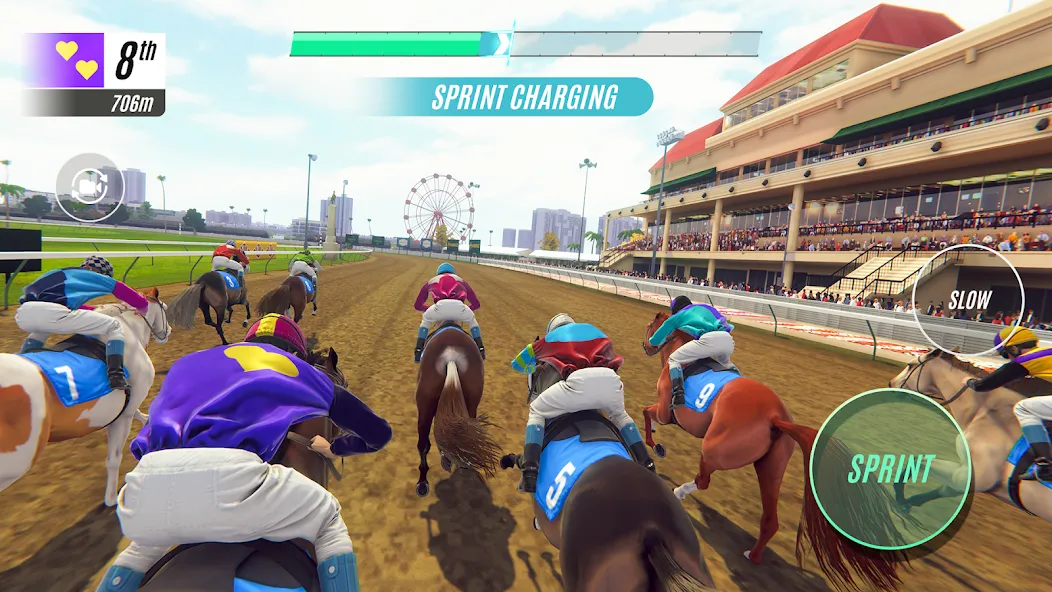 Rival Stars Horse Racing  [МОД Много монет] Screenshot 1