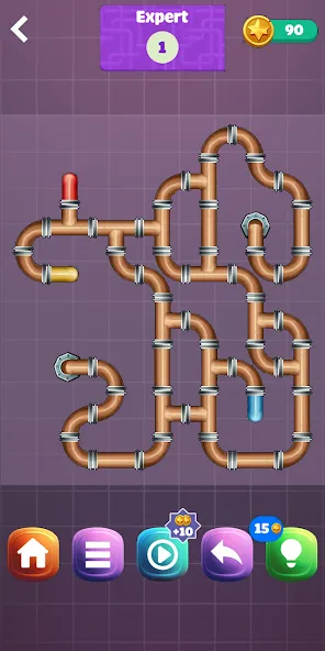 Pipe Puzzle Connect (Пайп Пазл Коннект)  [МОД Unlimited Money] Screenshot 4