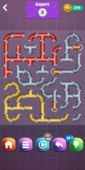 Pipe Puzzle Connect (Пайп Пазл Коннект)  [МОД Unlimited Money] Screenshot 5