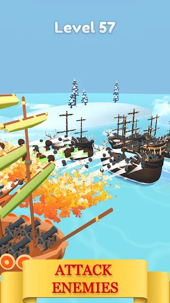 Merge Pirates (Мердж Пираты)  [МОД Unlimited Money] Screenshot 2