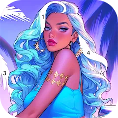Скачать взлом Paint Color: Color by number [МОД Unlimited Money] на Андроид