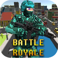 Скачать взлом Pixel Combat: Battle Royale (Пиксельный бой)  [МОД Бесконечные деньги] на Андроид