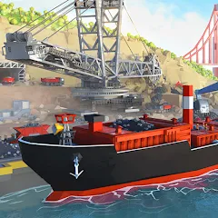 Скачать взлом Port City: Ship Tycoon (Порт Сити)  [МОД Бесконечные монеты] на Андроид