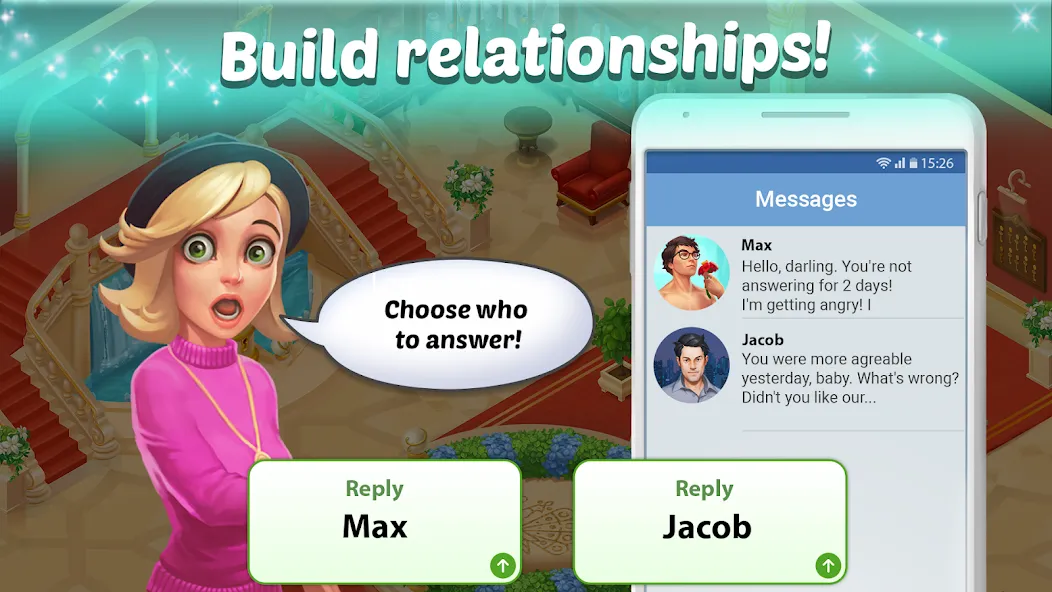 Family Hotel: love & match-3 (Фэмели Отель)  [МОД Unlimited Money] Screenshot 5