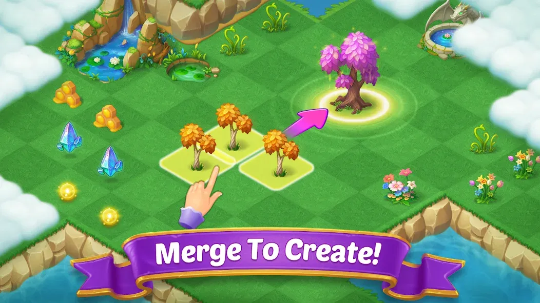 Merge Castle: Match 3 Puzzle (Мердж Кастл)  [МОД Mega Pack] Screenshot 1