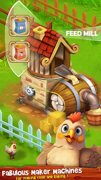 Country Valley Farming Game (Парадайз Хей Фарм Айленд)  [МОД Много монет] Screenshot 2