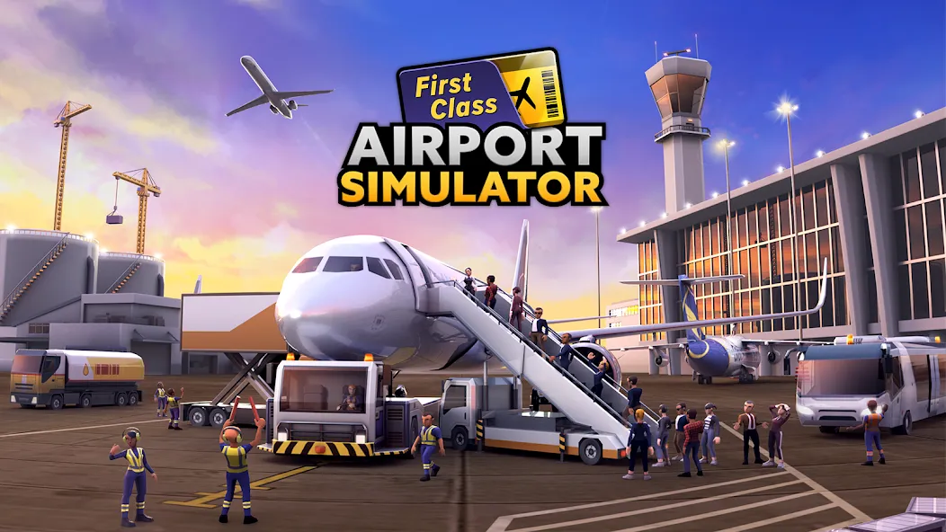 Airport Simulator: Tycoon Inc. (Эйрпорт Симулятор)  [МОД Все открыто] Screenshot 1