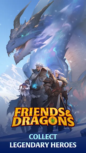 Friends & Dragons - Puzzle RPG  [МОД Unlocked] Screenshot 1