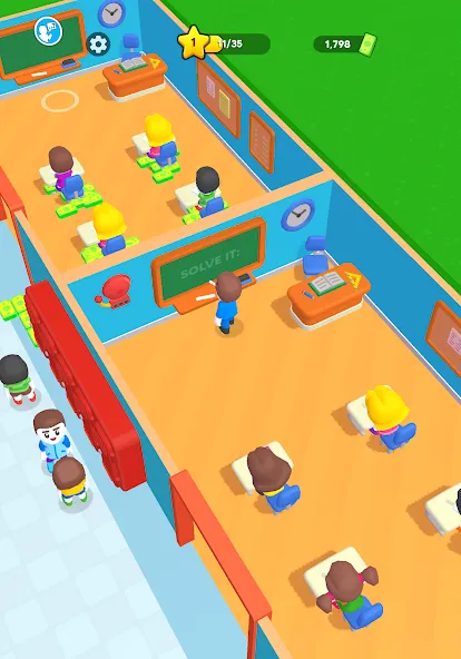 My Dream School Tycoon Games (Мои игры владения школой мечты)  [МОД Много монет] Screenshot 5