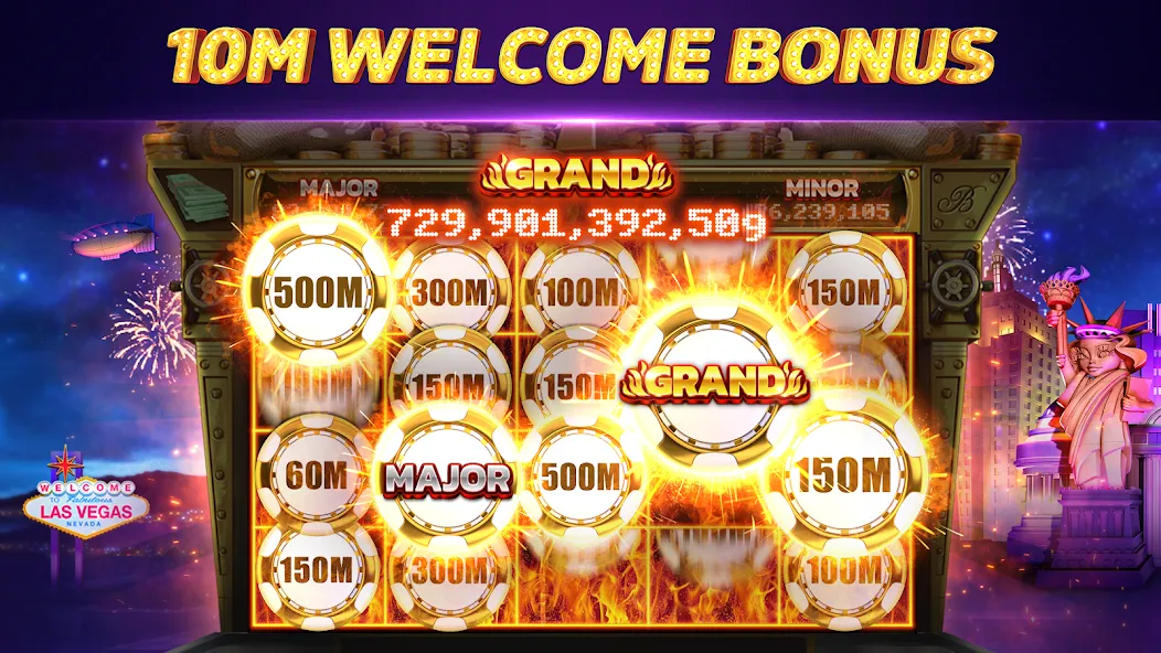 POP! Slots™ Vegas Casino Games  [МОД Menu] Screenshot 1