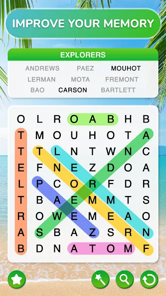 Word Search - Word Puzzle Game  [МОД Mega Pack] Screenshot 5