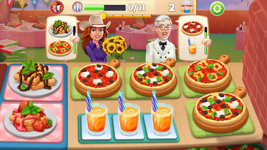 Cooking Market-Restaurant Game  [МОД Бесконечные деньги] Screenshot 5