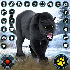 Скачать взлом Wild Black Panther Games [МОД Бесконечные монеты] на Андроид