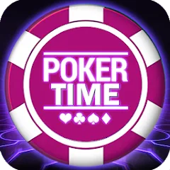 Скачать взлом Poker Time- Pulsa Texas Holdem (Покер Тайм)  [МОД Все открыто] на Андроид