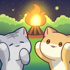 Скачать взлом Cat Forest - Healing Camp  [МОД Много монет] на Андроид