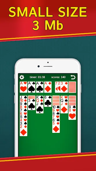 Classic Solitaire Klondike  [МОД Бесконечные монеты] Screenshot 2