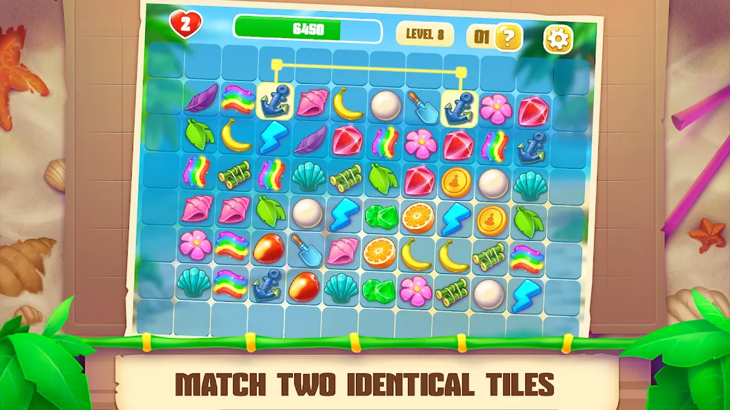 Onet Paradise: connect 2 tiles (Онет Парадайз)  [МОД Mega Pack] Screenshot 2