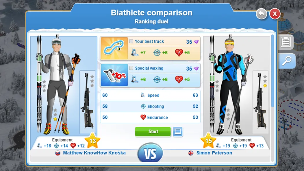 Biathlon Mania (Биатлон Мания)  [МОД Mega Pack] Screenshot 5