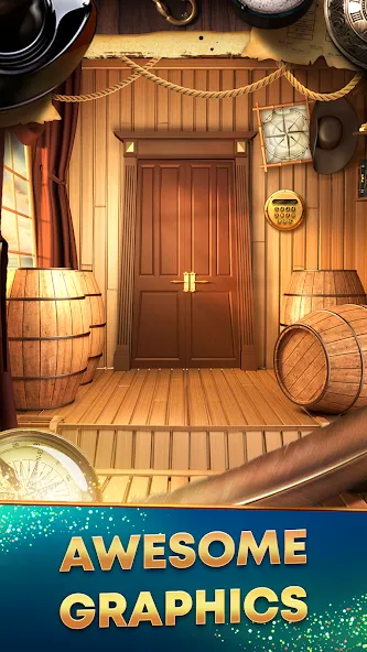 Puzzle 100 Doors - Room escape  [МОД Бесконечные монеты] Screenshot 3