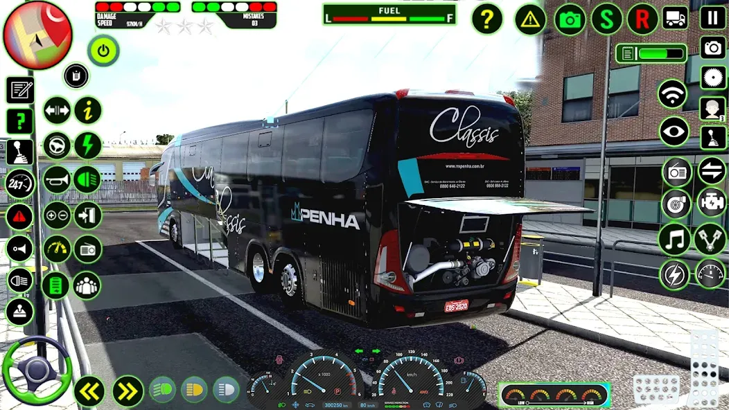 Euro Coach Bus Simulator 3D (Паблик Коуч Бас Драйвинг 3Д)  [МОД Много денег] Screenshot 2