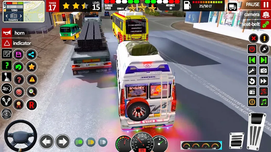 Euro Coach Bus Simulator 3D (Паблик Коуч Бас Драйвинг 3Д)  [МОД Много денег] Screenshot 3