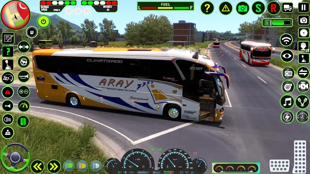 Euro Coach Bus Simulator 3D (Паблик Коуч Бас Драйвинг 3Д)  [МОД Много денег] Screenshot 4