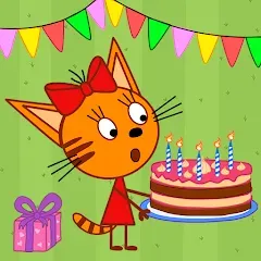 Скачать взлом Kid-E-Cats: Kids birthday [МОД Все открыто] на Андроид