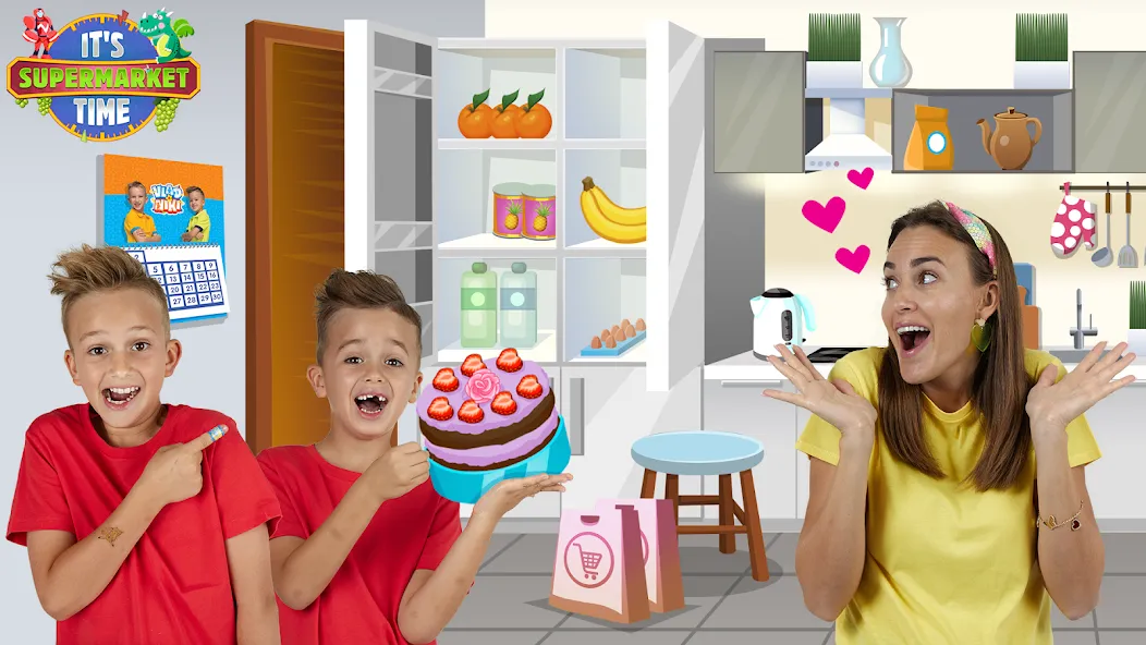 Vlad & Niki Supermarket game  [МОД Бесконечные монеты] Screenshot 5