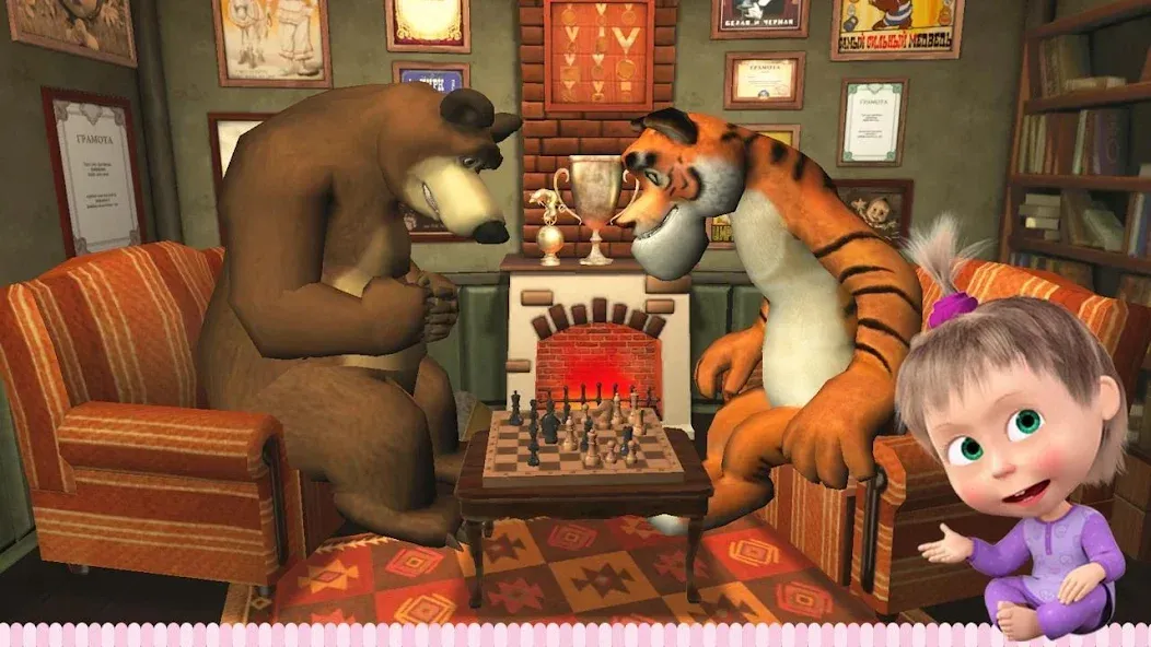 Masha and the Bear: Good Night  [МОД Все открыто] Screenshot 5