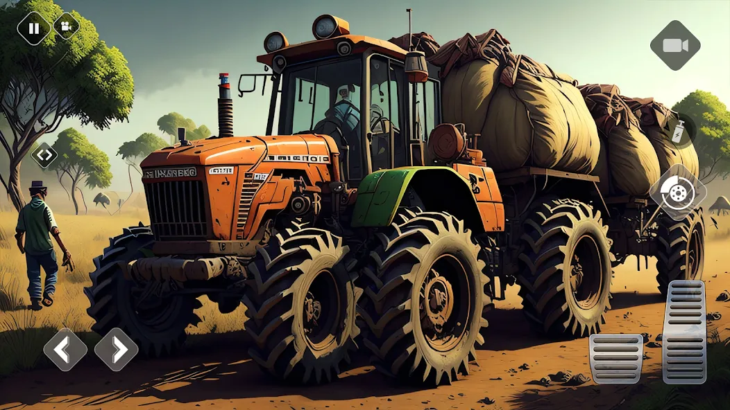 Tractor Driving Games: Farming  [МОД Бесконечные деньги] Screenshot 2