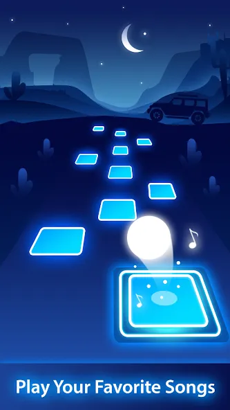 Magic Ball Tiles Hop Music Run (Меджик Бол Тайлз Хоп Мьюзик Ран)  [МОД Меню] Screenshot 2