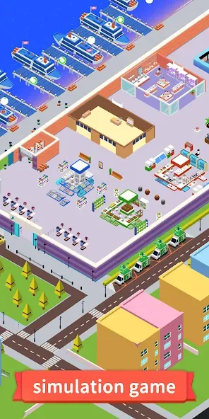 Idle Seafood Market -Tycoon (Айдл Сифуд Маркет)  [МОД Много монет] Screenshot 1