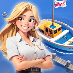 Скачать взлом Idle Seafood Market -Tycoon (Айдл Сифуд Маркет) [МОД Много монет] на Андроид