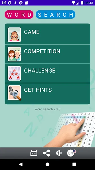 Word search (Сопа де летрас)  [МОД Menu] Screenshot 1